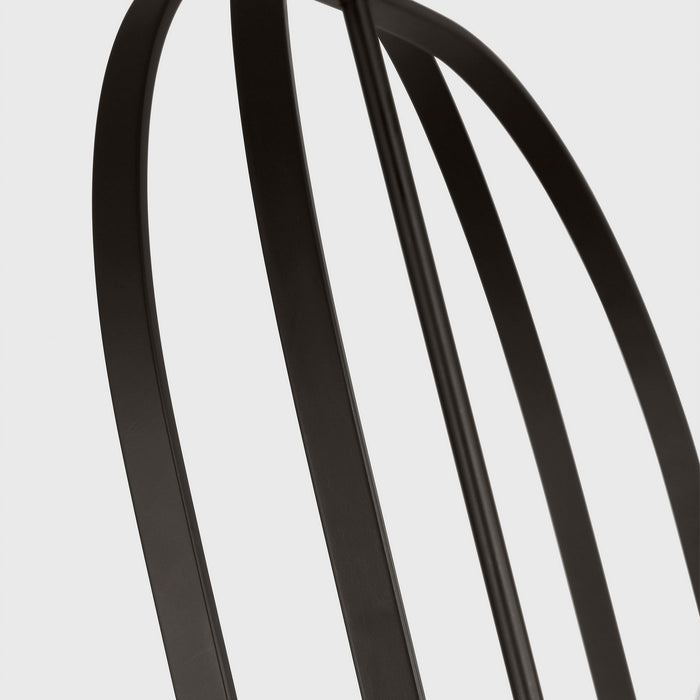 Myhouse Lighting Generation Lighting - GLC1329MBK - Nine Light Chandelier - Loretto - Midnight Black