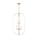 Myhouse Lighting Generation Lighting - GLC1329SB - Nine Light Chandelier - Loretto - Satin Brass