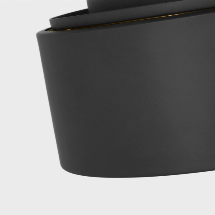 Myhouse Lighting Generation Lighting - GLF1041MBK - Flush Mount - Albee - Midnight Black