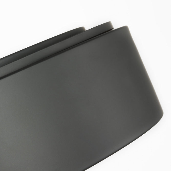 Myhouse Lighting Generation Lighting - GLF1053MBK - Flush Mount - Albee - Midnight Black