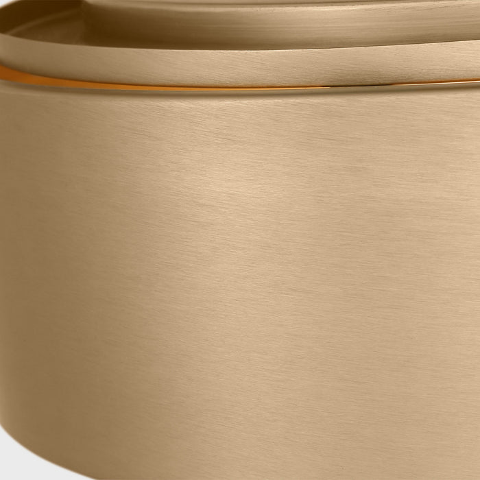 Myhouse Lighting Generation Lighting - GLF1053SB - Flush Mount - Albee - Satin Brass