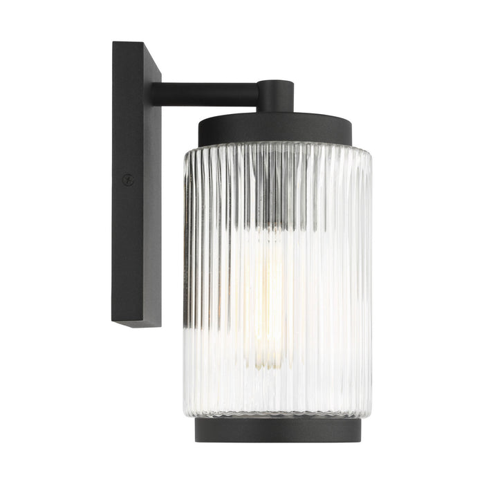 Myhouse Lighting Generation Lighting - GLO1061TXB - One Light Outdoor Wall Lantern - Ronde - Textured Black