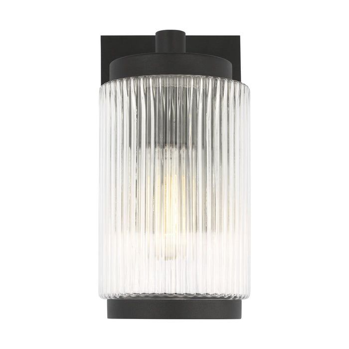 Myhouse Lighting Generation Lighting - GLO1061TXB - One Light Outdoor Wall Lantern - Ronde - Textured Black