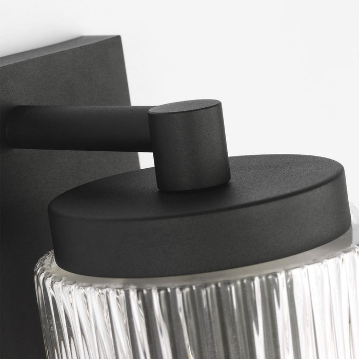 Myhouse Lighting Generation Lighting - GLO1061TXB - One Light Outdoor Wall Lantern - Ronde - Textured Black