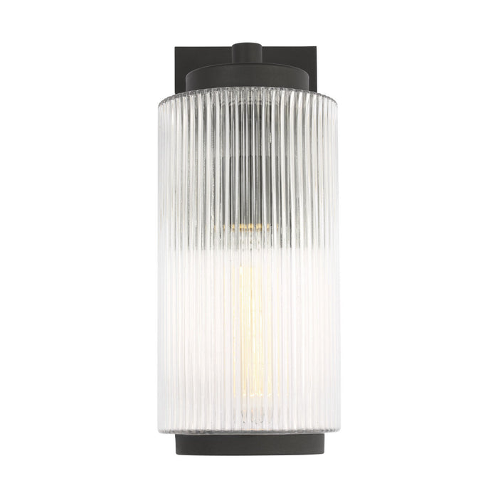 Myhouse Lighting Generation Lighting - GLO1071TXB - One Light Outdoor Wall Lantern - Ronde - Textured Black