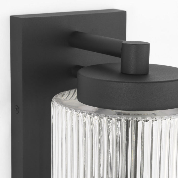 Myhouse Lighting Generation Lighting - GLO1081TXB - One Light Outdoor Wall Lantern - Ronde - Textured Black
