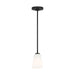 Myhouse Lighting Generation Lighting - GLP1031MBK - One Light Mini-Pendant - Miles - Midnight Black