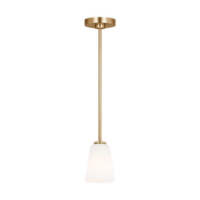 Myhouse Lighting Generation Lighting - GLP1031SB - One Light Mini-Pendant - Miles - Satin Brass
