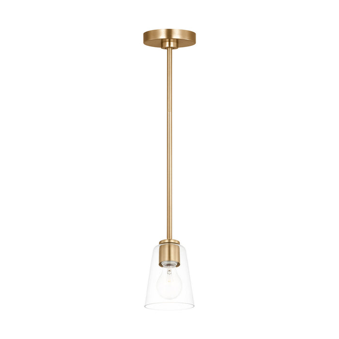 Myhouse Lighting Generation Lighting - GLP1041SB - One Light Mini-Pendant - Miles - Satin Brass