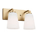 Myhouse Lighting Generation Lighting - GLV1052SB - Vanity - Miles - Satin Brass