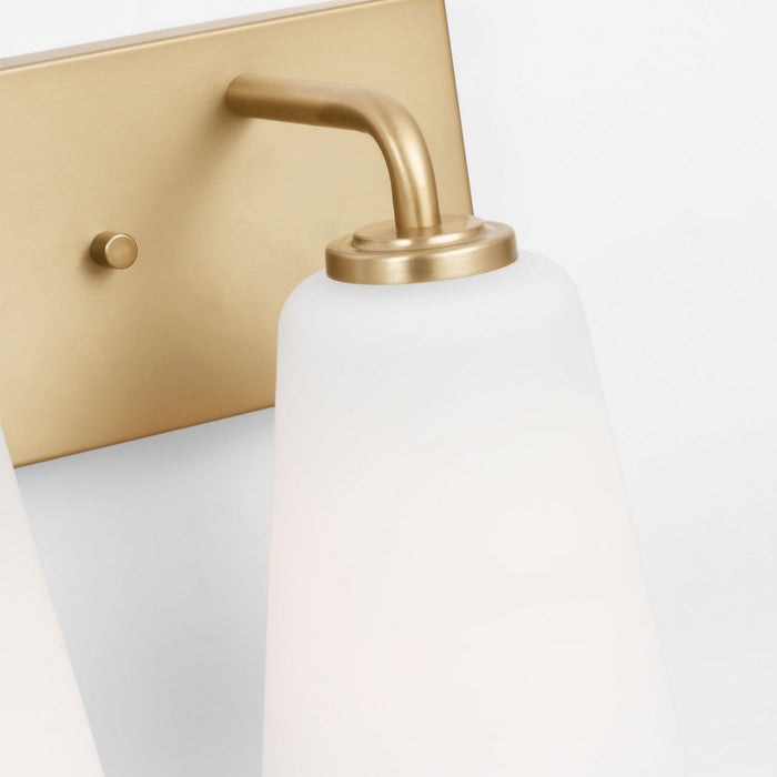 Myhouse Lighting Generation Lighting - GLV1052SB - Vanity - Miles - Satin Brass