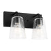 Myhouse Lighting Generation Lighting - GLV1062MBK - Vanity - Miles - Midnight Black