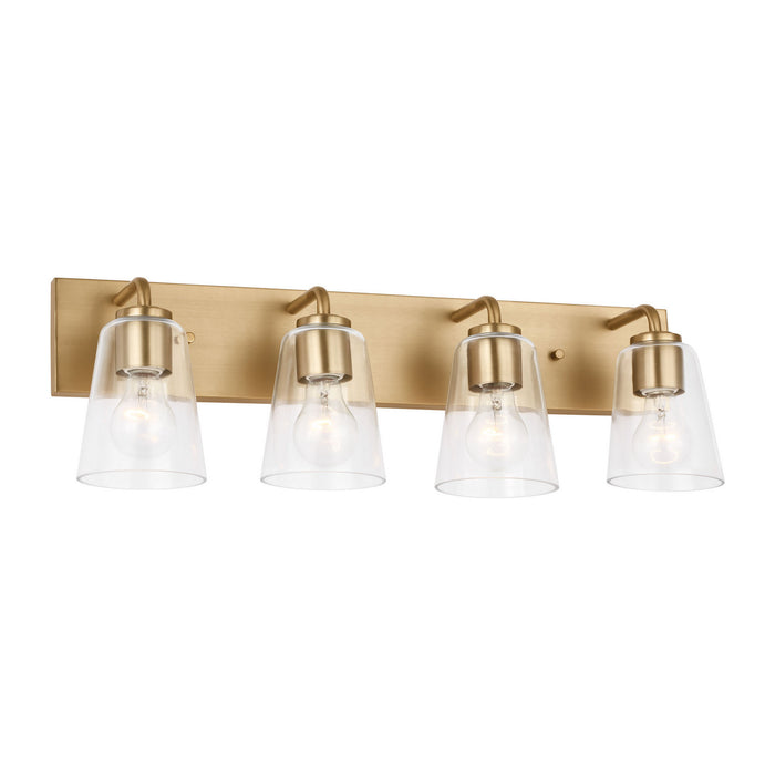 Myhouse Lighting Generation Lighting - GLV1064SB - Vanity - Miles - Satin Brass