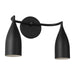 Myhouse Lighting Generation Lighting - GLV1082MBK - Two Light Vanity - Maya - Midnight Black