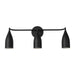 Myhouse Lighting Generation Lighting - GLV1083MBK - Three Light Vanity - Maya - Midnight Black