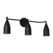 Myhouse Lighting Generation Lighting - GLV1083MBK - Three Light Vanity - Maya - Midnight Black