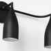 Myhouse Lighting Generation Lighting - GLV1083MBK - Three Light Vanity - Maya - Midnight Black