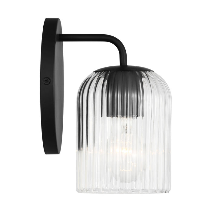 Myhouse Lighting Generation Lighting - GLV1131MBK - Wall Sconce - Eisele - Midnight Black