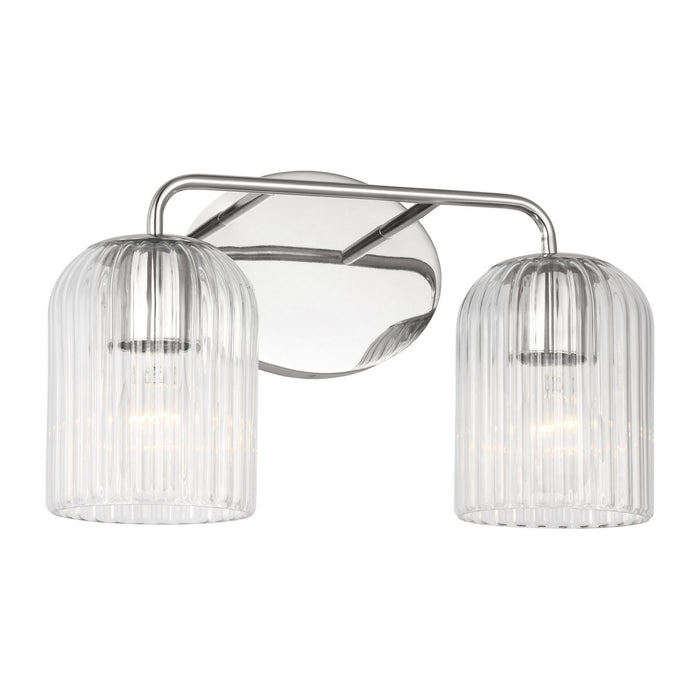 Myhouse Lighting Generation Lighting - GLV1132CH - Two Light Vanity - Eisele - Chrome