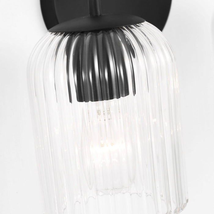 Myhouse Lighting Generation Lighting - GLV1132MBK - Two Light Vanity - Eisele - Midnight Black