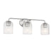 Myhouse Lighting Generation Lighting - GLV1133BS - Three Light Vanity - Eisele - Brushed Nickel