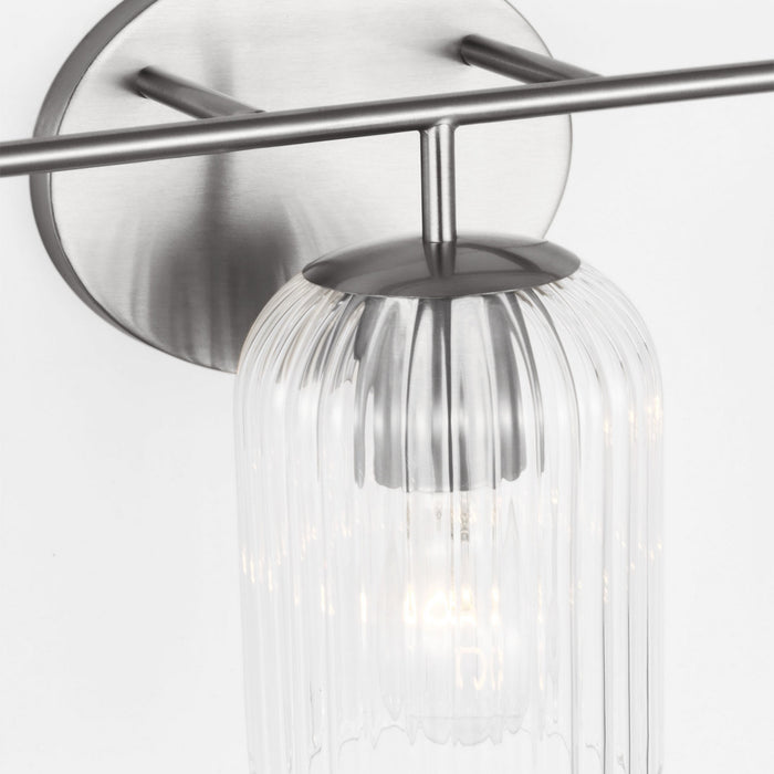 Myhouse Lighting Generation Lighting - GLV1133BS - Three Light Vanity - Eisele - Brushed Nickel