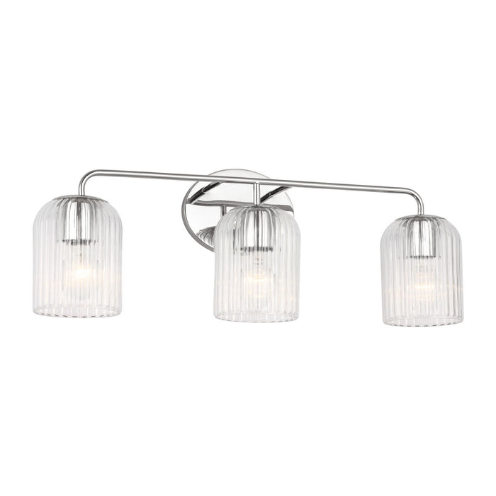 Myhouse Lighting Generation Lighting - GLV1133CH - Three Light Vanity - Eisele - Chrome