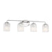 Myhouse Lighting Generation Lighting - GLV1134CH - Four Light Vanity - Eisele - Chrome