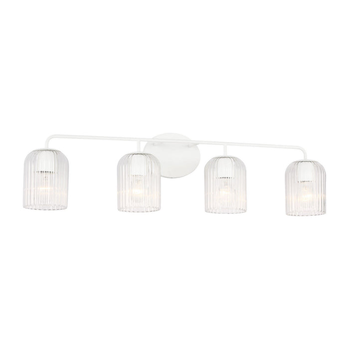 Myhouse Lighting Generation Lighting - GLV1134MWT - Four Light Vanity - Eisele - Matte White