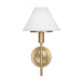 Myhouse Lighting Generation Lighting - GLW1011SB - Wall Sconce - Mendota - Satin Brass