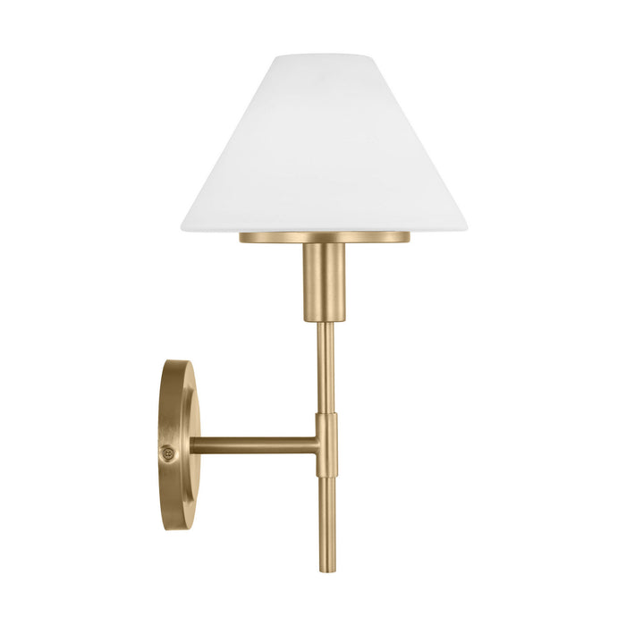 Myhouse Lighting Generation Lighting - GLW1011SB - Wall Sconce - Mendota - Satin Brass