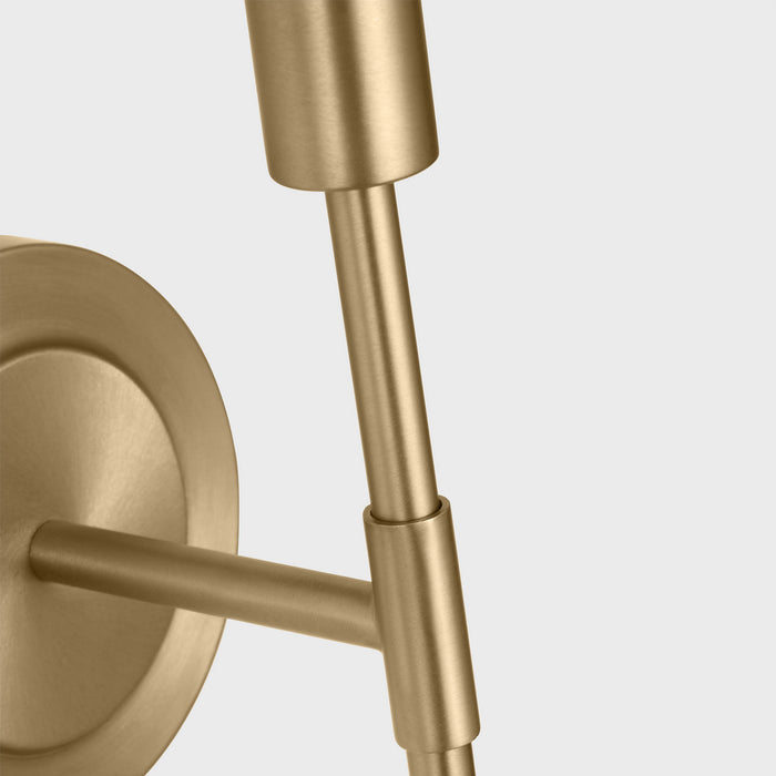 Myhouse Lighting Generation Lighting - GLW1011SB - Wall Sconce - Mendota - Satin Brass