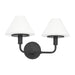 Myhouse Lighting Generation Lighting - GLW1022MBK - Wall Sconce - Mendota - Midnight Black