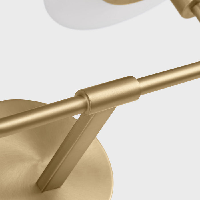 Myhouse Lighting Generation Lighting - GLW1022SB - Wall Sconce - Mendota - Satin Brass