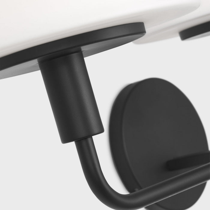 Myhouse Lighting Generation Lighting - GLW1033MBK - Wall Sconce - Mendota - Midnight Black