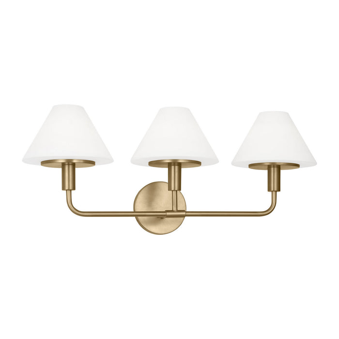 Myhouse Lighting Generation Lighting - GLW1033SB - Wall Sconce - Mendota - Satin Brass