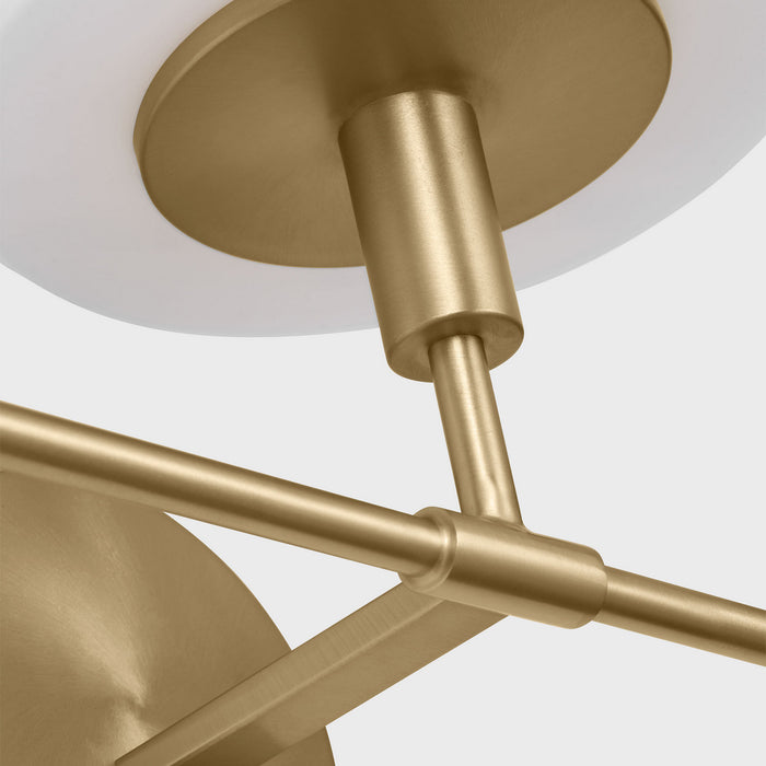 Myhouse Lighting Generation Lighting - GLW1033SB - Wall Sconce - Mendota - Satin Brass