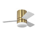 Myhouse Lighting Generation Lighting - 3ERHR32BBSD - 32"Ceiling Fan - Era 32 Hugger LED - Burnished Brass