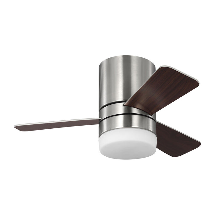 Myhouse Lighting Generation Lighting - 3ERHR32BSD - 32"Ceiling Fan - Era 32 Hugger LED - Brushed Nickel