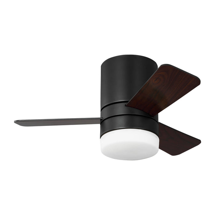 Myhouse Lighting Generation Lighting - 3ERHR32MBKD - 32"Ceiling Fan - Era 32 Hugger LED - Midnight Black