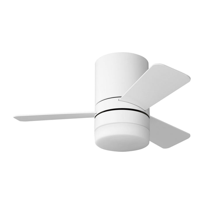 Myhouse Lighting Generation Lighting - 3ERHR32RZWD - 32"Ceiling Fan - Era 32 Hugger LED - Matte White
