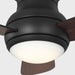 Myhouse Lighting Generation Lighting - 3OBSHR32MBKD - 32"Ceiling Fan - Orbis 32 Hugger LED - Midnight Black