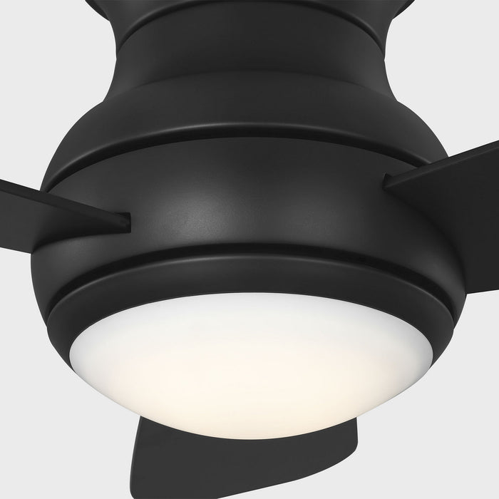 Myhouse Lighting Generation Lighting - 3OBSHR32MBKD - 32"Ceiling Fan - Orbis 32 Hugger LED - Midnight Black