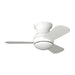 Myhouse Lighting Generation Lighting - 3OBSHR32RZWD - 32"Ceiling Fan - Orbis 32 Hugger LED - Matte White