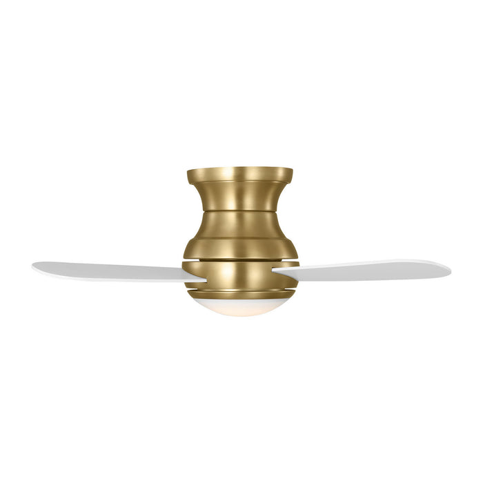 Myhouse Lighting Generation Lighting - 3OBSHR32SBD - 32"Ceiling Fan - Orbis 32 Hugger LED - Satin Brass