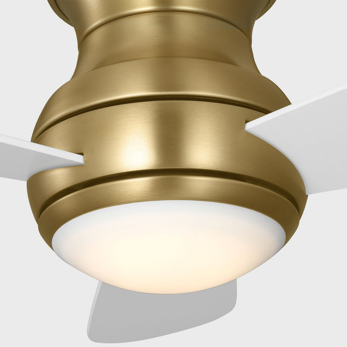 Myhouse Lighting Generation Lighting - 3OBSHR32SBD - 32"Ceiling Fan - Orbis 32 Hugger LED - Satin Brass