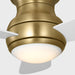 Myhouse Lighting Generation Lighting - 3OBSHR32SBD - 32"Ceiling Fan - Orbis 32 Hugger LED - Satin Brass