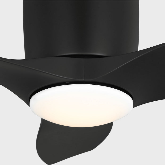 Myhouse Lighting Generation Lighting - 3TTHR32MBKD - 32"Ceiling Fan - Titus 32 Hugger LED - Midnight Black