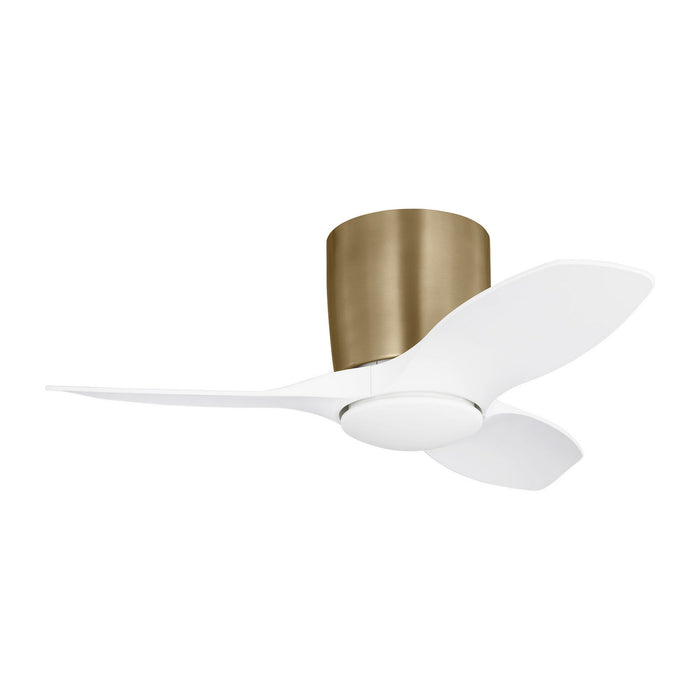 Myhouse Lighting Generation Lighting - 3TTHR32SBD - 32"Ceiling Fan - Titus 32 Hugger LED - Satin Brass
