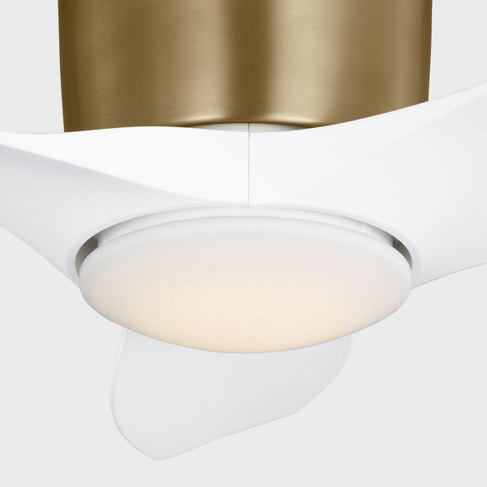 Myhouse Lighting Generation Lighting - 3TTHR32SBD - 32"Ceiling Fan - Titus 32 Hugger LED - Satin Brass